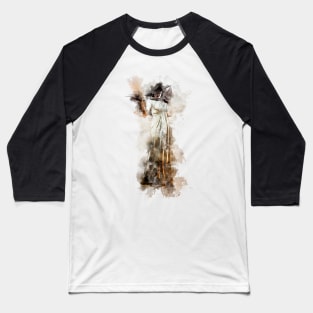 Lady Dimitrescu - RE: Village *watercolor* Baseball T-Shirt